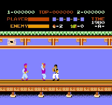 Kung Fu (Europe) screen shot game playing